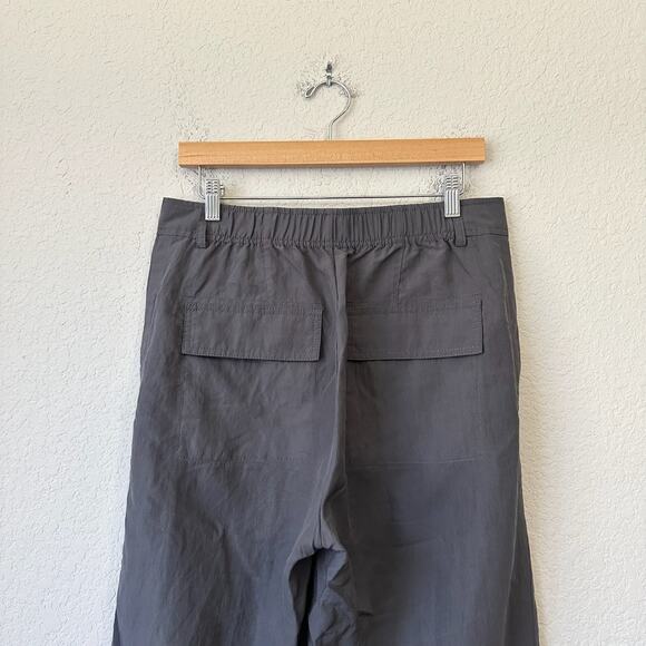 VINCE Utility Pants Taupewood Lightweight Wide Leg HR Relaxed Fit - Picture 6 of 14